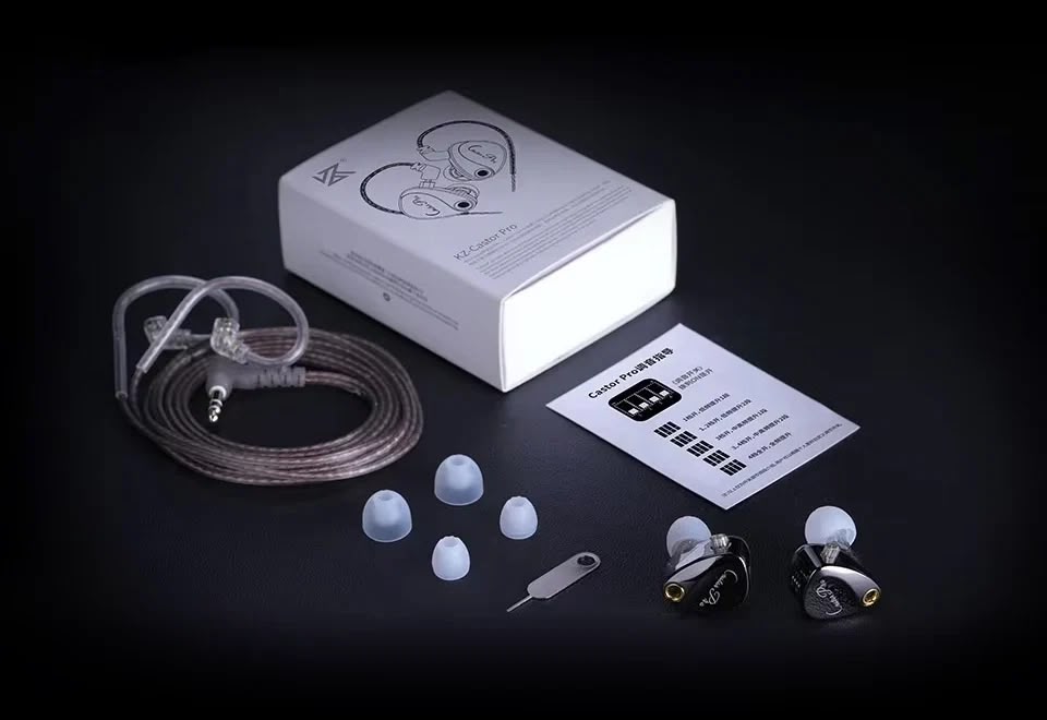 Audifonos in Ears KZ Castor Pro (Bass version) no mic